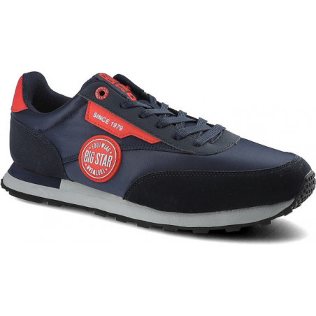 Granatowe buty sportowe Big Star sznurowane