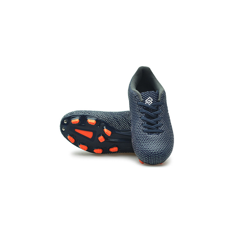 Granatowe buty sportowe dziecięce Inne marki dla chłopców z tkaniny sznurowane