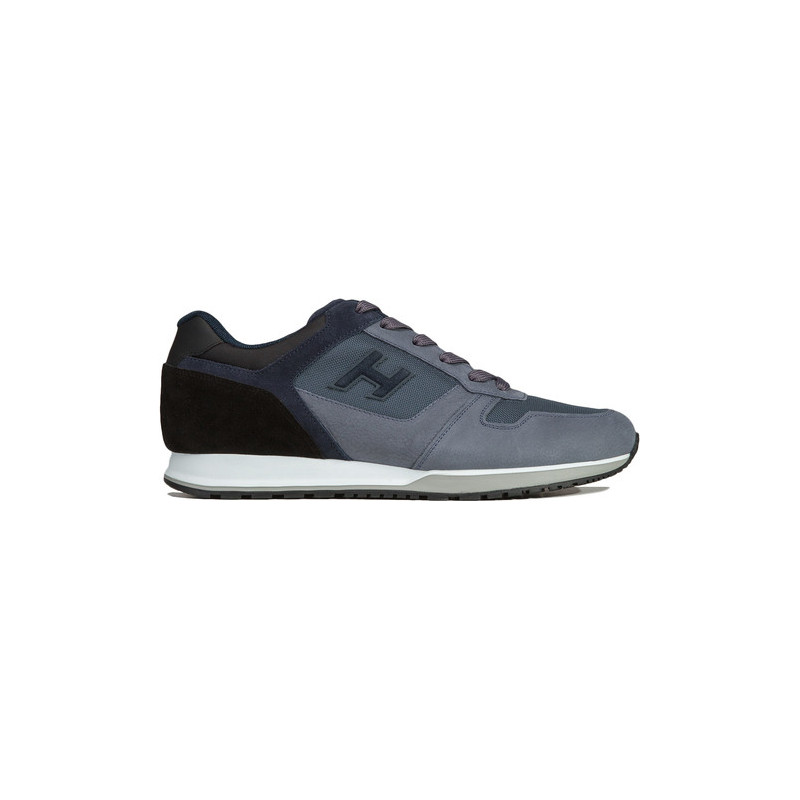 Granatowe buty sportowe Hogan sznurowane