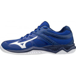 Granatowe buty sportowe Mizuno sznurowane w sportowym stylu