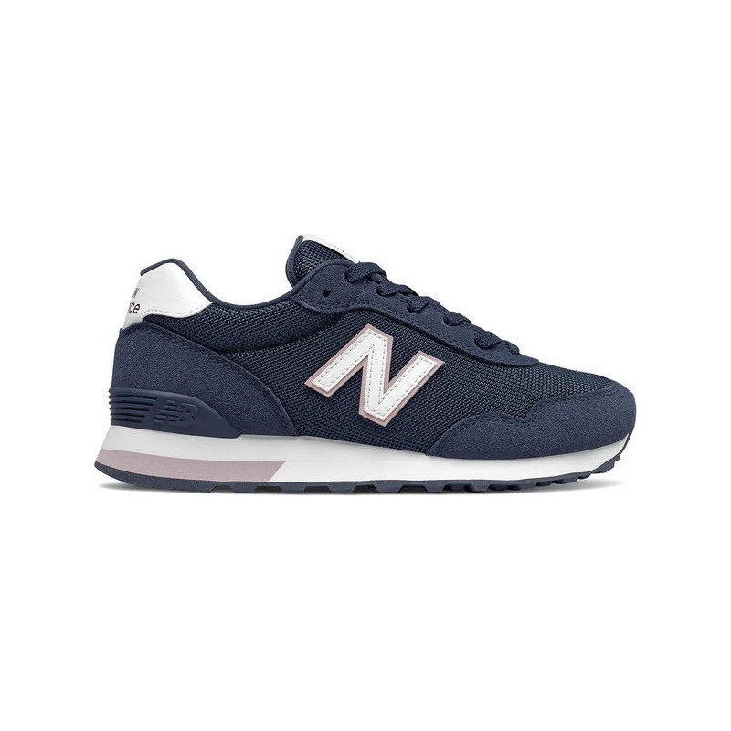 Granatowe buty sportowe New Balance sznurowane z zamszu