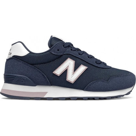 Granatowe buty sportowe New Balance sznurowane z zamszu