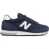 Granatowe buty sportowe New Balance sznurowane z zamszu