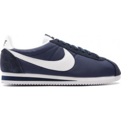 Granatowe buty sportowe Nike cortez sznurowane