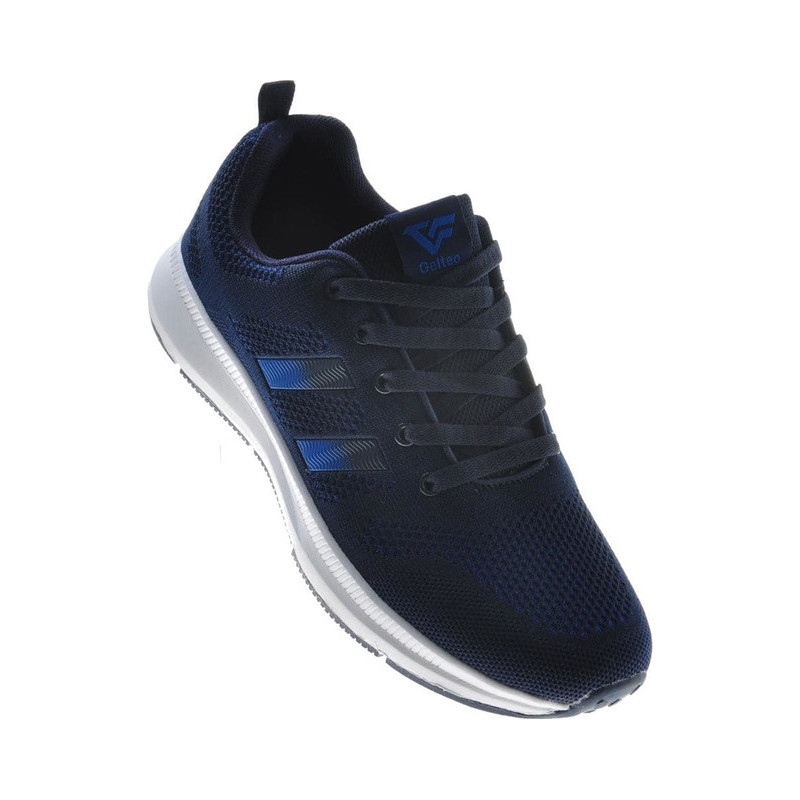 Granatowe buty sportowe Pantofelek24 sznurowane
