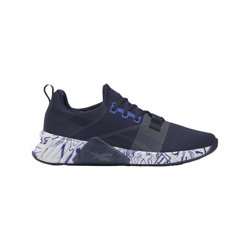 Granatowe buty sportowe Reebok Fitness sznurowane