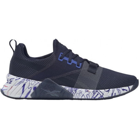 Granatowe buty sportowe Reebok Fitness sznurowane