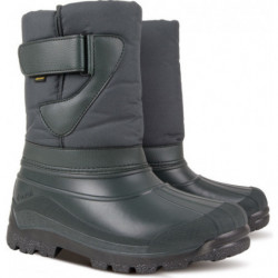 Granatowe buty zimowe Demar w stylu casual z tkaniny