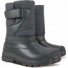 Granatowe buty zimowe Demar w stylu casual z tkaniny