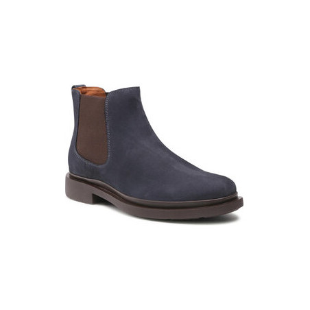 Granatowe buty zimowe Gino Rossi