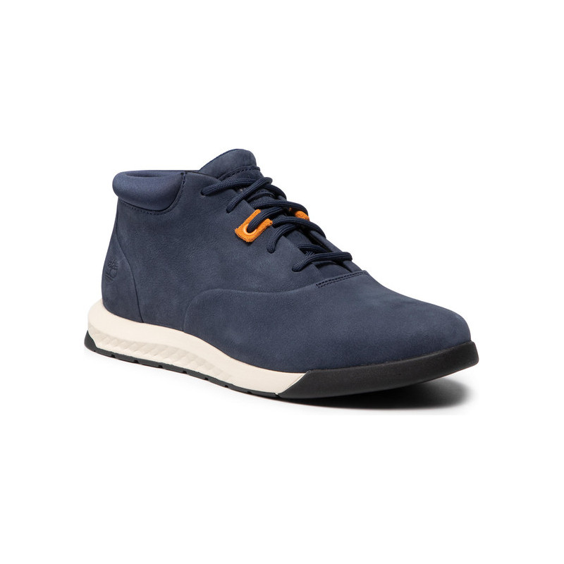 Granatowe buty zimowe Timberland sznurowane