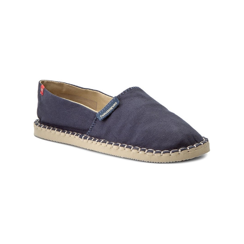 Granatowe espadryle Havaianas z tkaniny