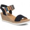Granatowe espadryle Rieker