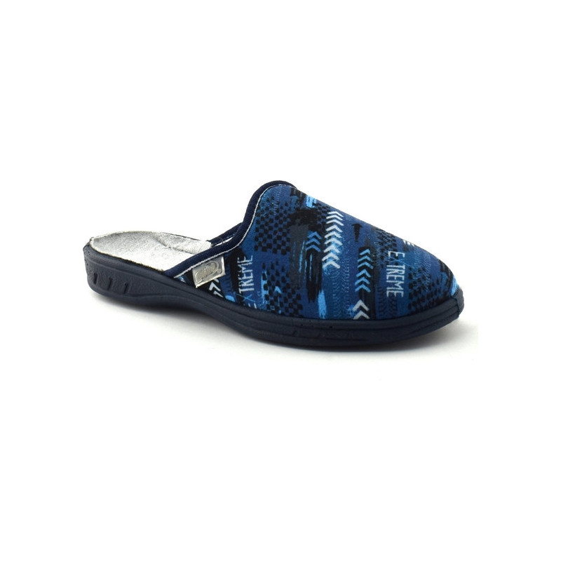 Granatowe kapcie Befado