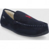 Granatowe kapcie POLO RALPH LAUREN