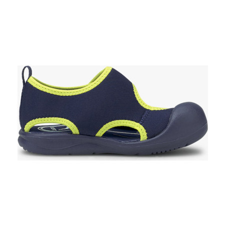 Granatowe kapcie Puma na rzepy