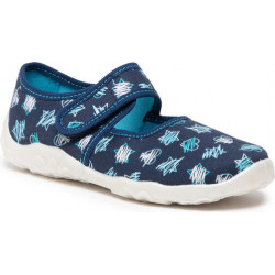 Granatowe kapcie Superfit