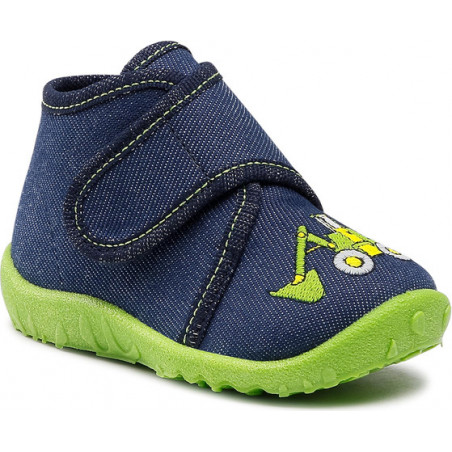 Granatowe kapcie Superfit dla chłopców