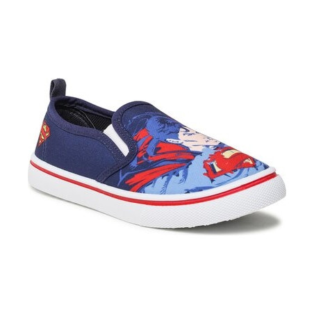 Granatowe kapcie Superman