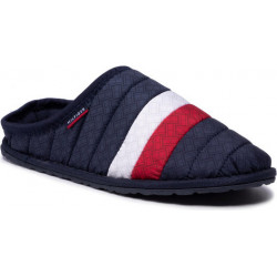 Granatowe kapcie Tommy Hilfiger