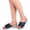 Granatowe klapki Inblu w stylu casual
