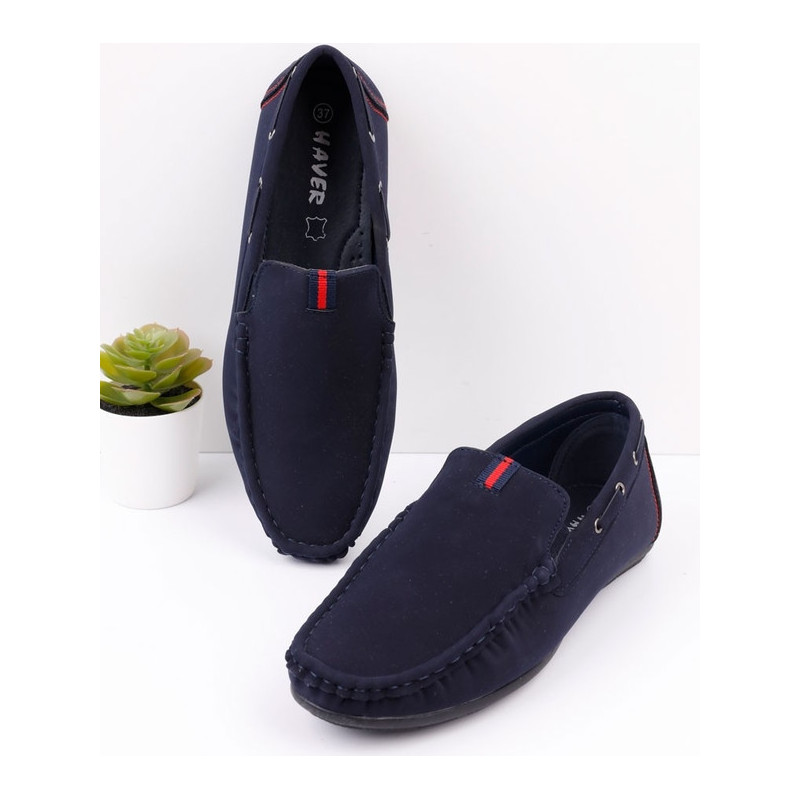 Granatowe półbuty Yourshoes