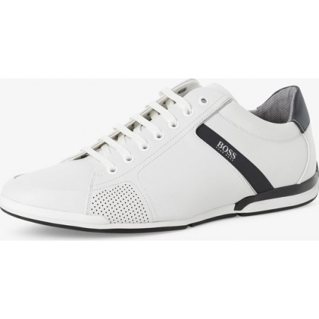 Hugo Boss BOSS - Męskie tenisówki ze skóry – Saturn_Lowp_lux4