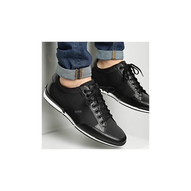 HUGO BOSS markowe męskie buty NOWOŚĆ 2021 BLACK