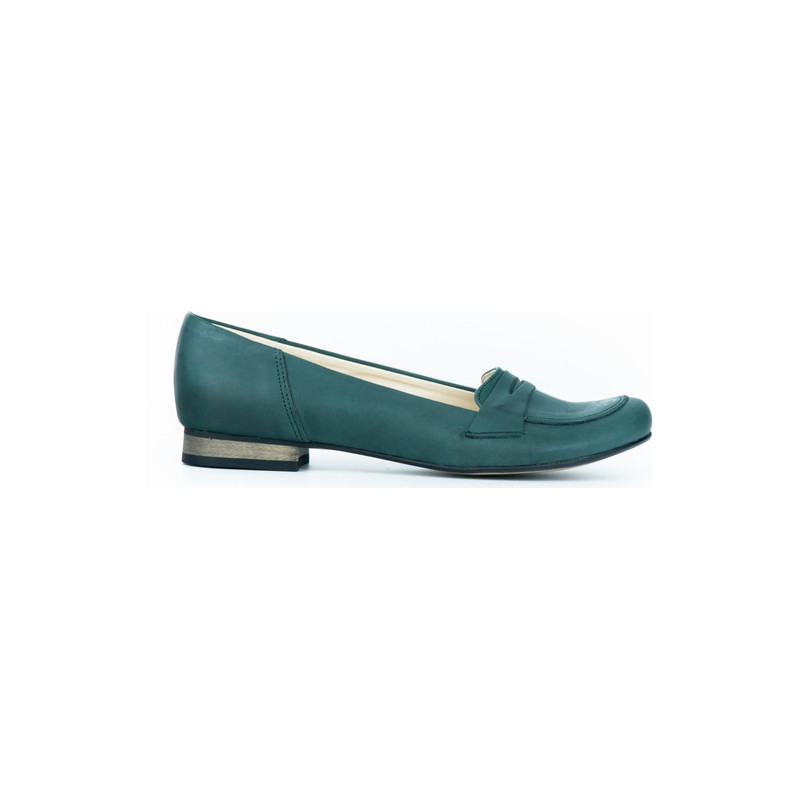 Baleriny Zapato w stylu boho ze skóry