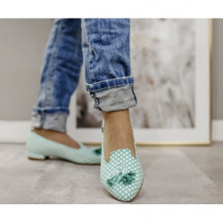Baleriny Zapato w stylu casual ze skóry
