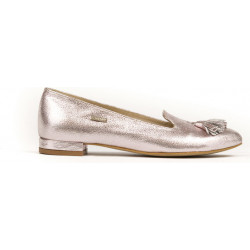 Baleriny Zapato w stylu glamour z płaską podeszwą
