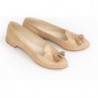 Baleriny Zapato w stylu glamour ze skóry