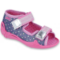 Kapcie Befado na rzepy