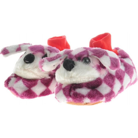 Kapcie Pantofelek24 w krateczkę