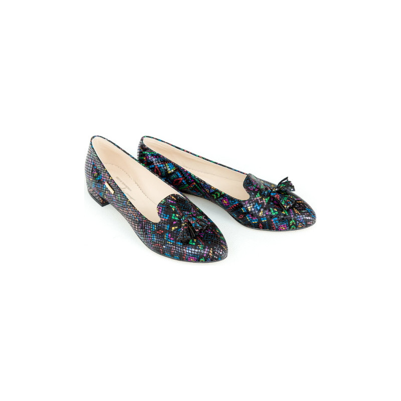 Baleriny Zapato ze skóry w stylu casual