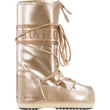 Beżowe śniegowce moon boot