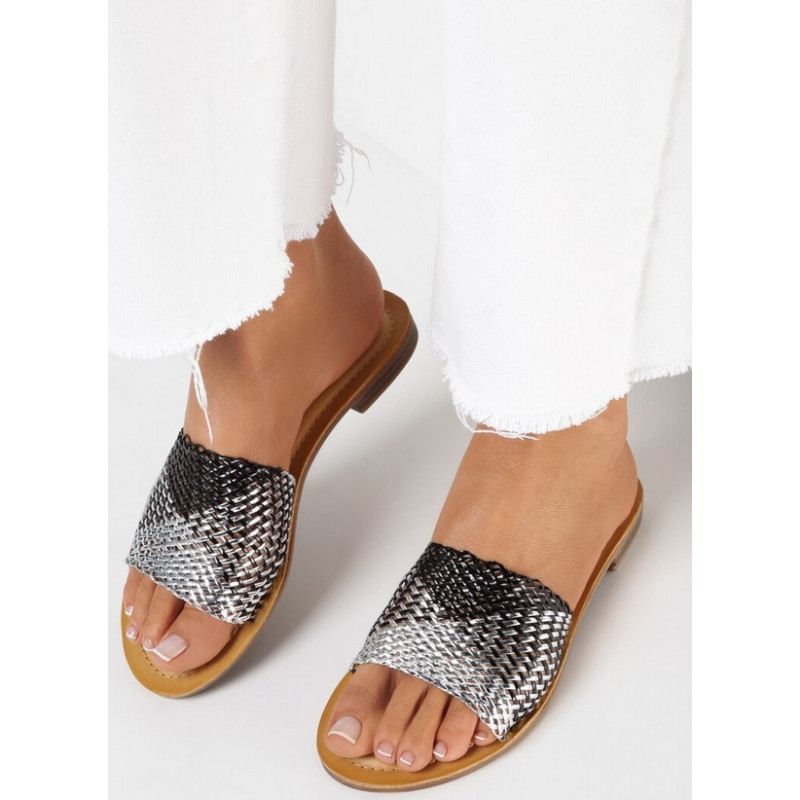 Klapki born2be w stylu boho