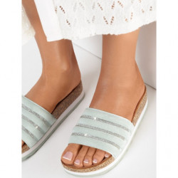 Klapki born2be w stylu casual