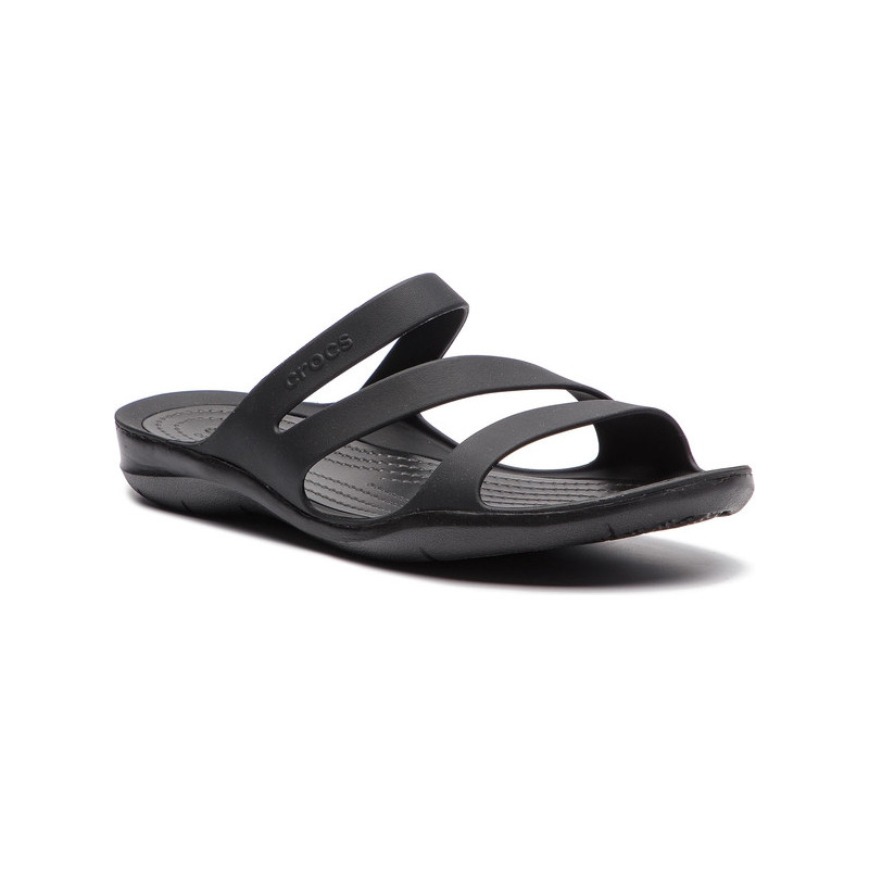 Klapki Crocs w stylu casual z płaską podeszwą