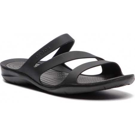 Klapki Crocs w stylu casual z płaską podeszwą