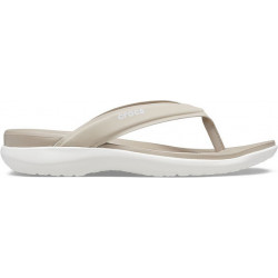 Klapki Crocs z płaską podeszwą w stylu casual