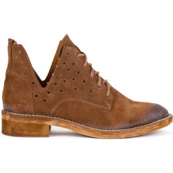 Botki AKARDO z płaską podeszwą w stylu casual
