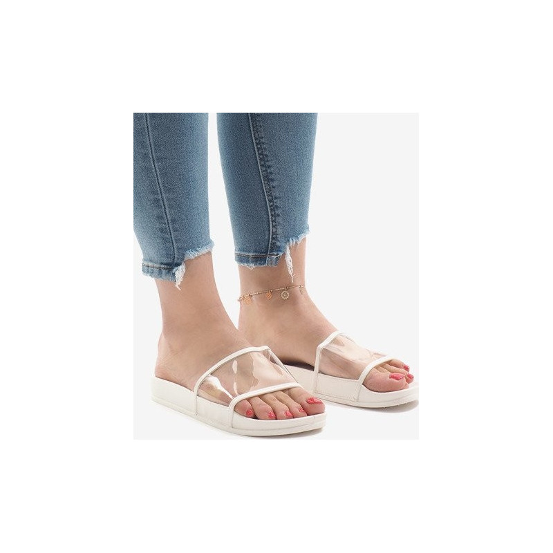 Klapki Gemre.com.pl z płaską podeszwą w stylu casual