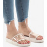 Klapki Gemre.com.pl z płaską podeszwą w stylu casual