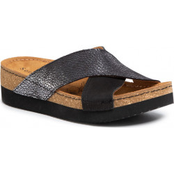 Klapki Sergio Bardi z nubuku