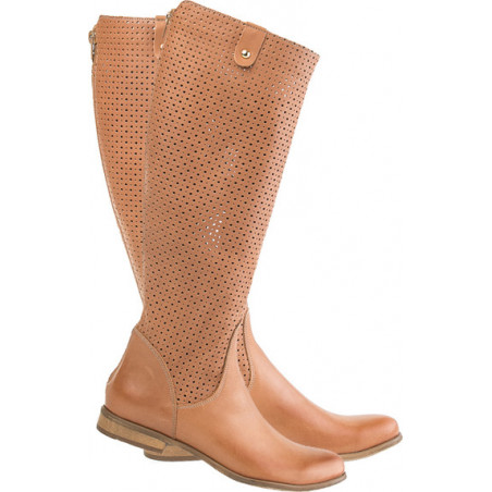 Kozaki Lafemmeshoes w stylu casual z płaską podeszwą przed kolano