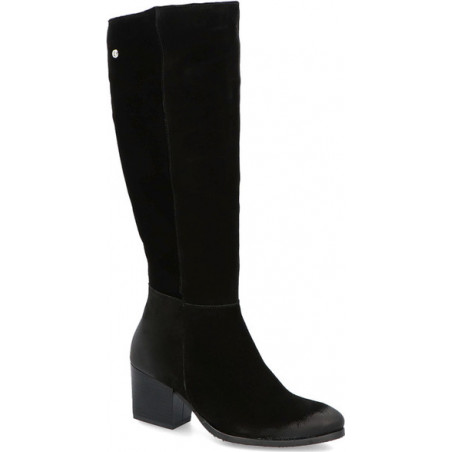 Kozaki Lemar z zamszu na zamek