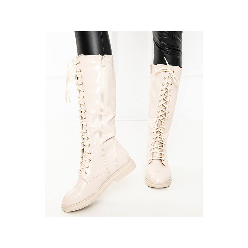 Kozaki Royalfashion.pl na zamek w stylu casual