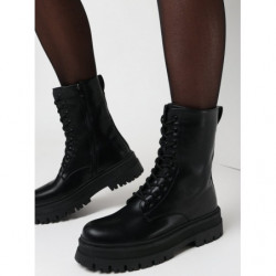 Botki born2be na platformie w stylu casual na zamek