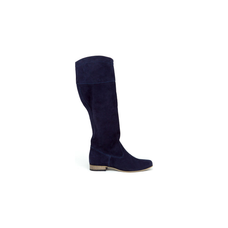 Kozaki Zapato z płaską podeszwą w stylu boho